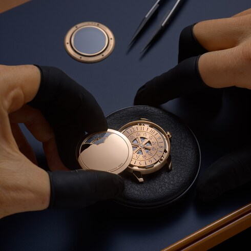 Tambour Convergence, Automatic, 37mm, Platinum and diamonds  in Watches's All Watches } collections by Louis Vuitton